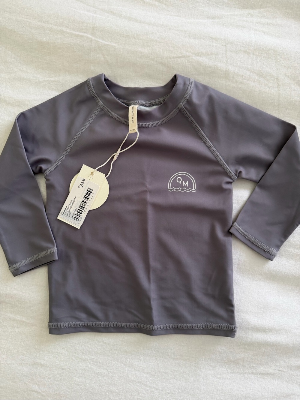 Quincy Mae Lagoon Rashguard - Size 12-18M